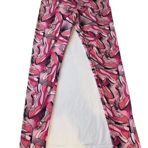 LuLaRoe One Size Leggings Pink Sneaker Print NWOT Soft Stretch OS